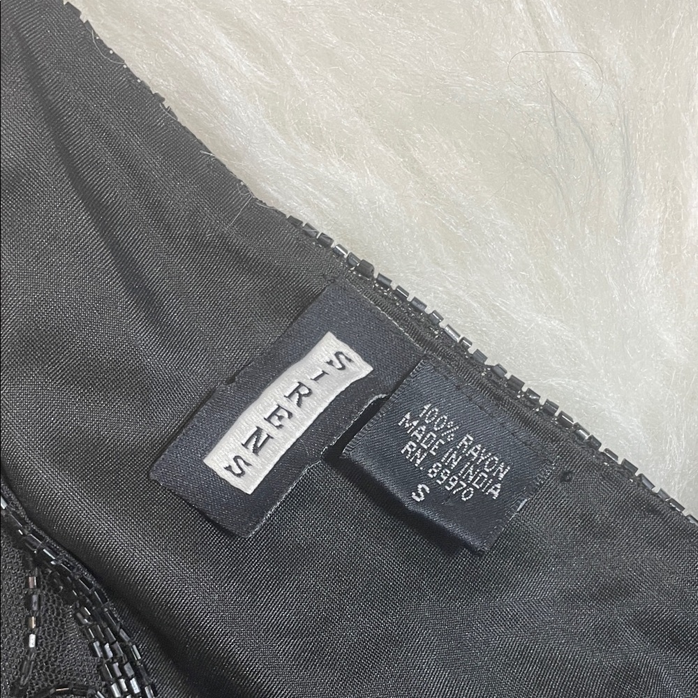 Black Sheer Floral Halter Top - Picture 10 of 12